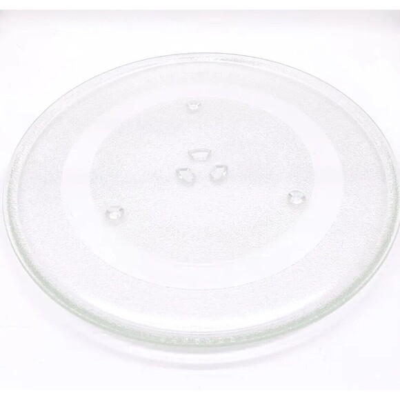 15" Microwave Plate Round Glass Tray Turntable Replacement Dish Clear Y27 1500 - Picture 1 of 10